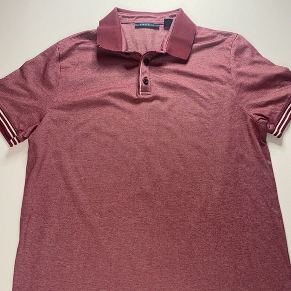 Perry Ellis Mens Short Sleeve Polo Shirt Size Medium - Picture 2 of 10